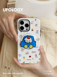 เคสโทรศัพท์แบบมีซิปรอบแบบน่ารักสำหรับ iPhone 15 pro Max 14 pro Apple 13 16 วาดการ์ตูน 12 ป้องกันเต็มจอแบบแยกได้ 2-in-1 สำหรับโทรศัพท์มือถือแบบ XS Max R พร้อมกล่องใส่บัตรและขาตั้ง
