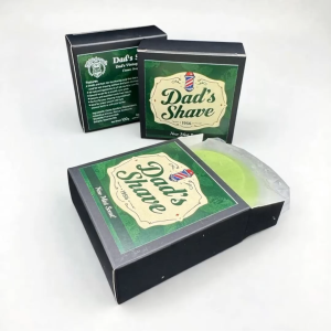 Dads New Mint Shave - Vintage 1950s Shaving Soap Bar - Classic Style