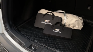 18 PCS STAINLESS STEEL BBQ GRILL TOOL SET STORAGE BAG Grilling Cooking Utensil Kit Barbecue Camping Portable