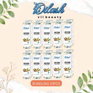 Paket bundling 10pcs serum bulu mata dan alis Oilash Viibeauty