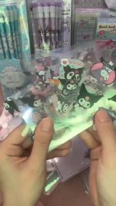 25 PCS Pieces SET/ Per Pack SANRIO Lotso Kuromi Melody Cinnamoroll Kitty PVC Waterproof Stationery Gift Set