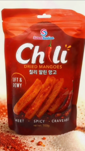 SWEET STATION CHILI DRIED MANGO - Soft & Chewy - Sweet Spicy Craveable - 100g