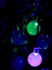 Supermax  30 Led 6.5m Lighting Mode Solar Waterdrop  Design  Christmas Light LED String Light