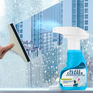 น้ำยาทำความสะอาดกระจก 120 มล. ขจัดคราบน้ำมันบนกระจกได้อย่างมีประสิทธิภาพ ความสดชื่นยาวนาน สเปรย์ทำความสะอาดห้องน้ำในครัวเรือนแบบทำความสะอาดล้ำลึก