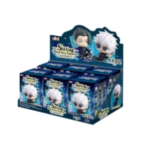 EAKI | Official EAKI Jujutsu Kaisen Sitting Series Blind Box Figures Gojo Satoru Itadori Yuji Cute Desktop Ornament Display Gift Set
