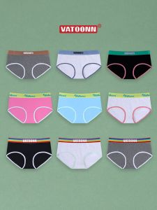 Vatoonn | Antibacterial Cotton Multi-colored Breathable High-waist Briefs