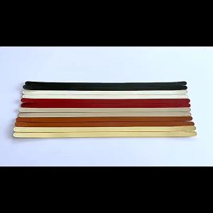 2pcs PU Leather Bag Strap Belt 65cm x 2cm Handle Solid Color Long Handbag Band Women Girls PU Leather Bag Strap Belt