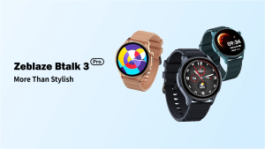 New Zeblaze Btalk 3 Pro Smart Watch AMOLED Display Hi-Fi Bluetooth Phone Calls Health and Fitness Tracking