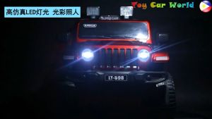JEEP LT 598 Ride on Car for Kids Rechargeable New Trending Affordable Toy Car for Boy Girl with Remote Control Leather Seats Music Off-Road Car Perfect for Gifts