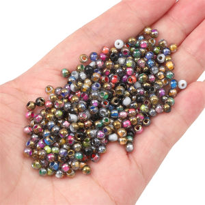 10g 6/O 4mm High Quality Glass Beads Metallic Loose Spacer Beads for DIY Jewelry Craft Sewing Making Accessories