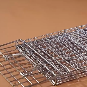 Portable Foldable Cat Trap - Galvanized Rescue Cage Humane Capture for Stray Cats Quick-Set Tool