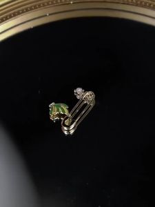 Freshwater Pearl Sterling Silver Brooch 3-4mm