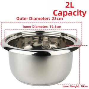 Universal 316 Stainless Steel Rice Cooker Liner