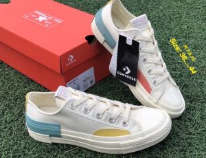 รองเท้าผ้าใบคอนเวิร์ส รองเท้าผู้ชายและผู้หญิง รับประกันสินค้าตรงปกสวย100% ฟรีกล่อง