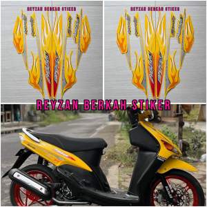 STIKER STRIPING LIS BODY YAMAHA MIO API SPORTY 2005 2006 2007