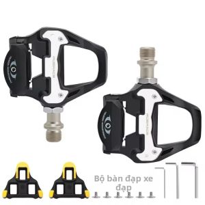RIDERACE | Bàn Đạp Không Kẹp Cho Hệ Thống SPD SL Xe Đạp Đường Trường Bàn Đạp Tự Khóa Xe Đạp Địa Hình Thép Kín Vòng Bi Phụ Kiện Xe Đạp