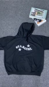TWO STAR GIRL HOODIE SWEATER CWE/CWO OVERSIZE - SWEATER HOODIE BIGSIZE KOREAN STYLE