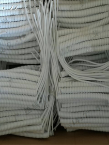 White Spring Wire 2 Core 6 Core Spiral Expandable Cable Customizable Length Mechanical Hardware from China Elastic Line
