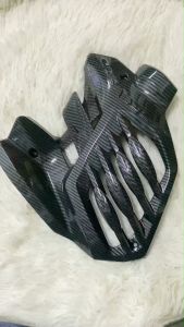 ครอบหม้อน้ำลายเคฟล่า All new Nmax 2020-2022 ฟิมส์เคฟล่าลอยน้ำ(0386)