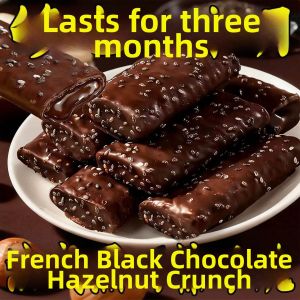 French Chocolate Hazelnut Quinoa Crisp Wafer Biscuit