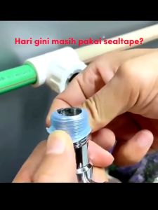 Seal Tape Karet Silikon Pengganti Seal Tape Kran Air Silicon Rubber Ring Anti Bocor Siltip 1/2 Inch