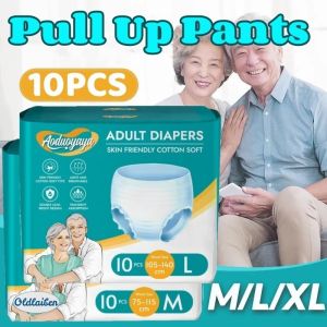 Oldlaiben Adult Diaper Disposable Strong Absorption Sanitary Pant for Adults Care Pull Up Pants