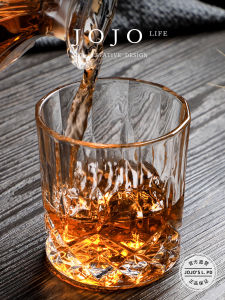 European Style Crystal Glass Whiskey Cup JOJOS L.PD.Leading Imported Liquor Cup High Quality Glass Material Whiskey Glass