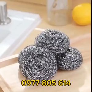 Miếng cọ rửa xoong nồi không rỉ đa năng bản to loại 1 miếng cọ xoong cọ nồi bằng kim loại