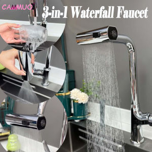 Cammuo Vòi Nước Nhà Bếp thác nước đa năng xoắn cho bồn rửa nhà bếp 360 ° 3 chức năng Bồn Rửa Nhà bếp Vòi Vòi Nước Nhà Bếp áp lực cao