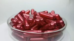 1000pcs Size 0 Pearl Red Wine/ Pearl Red Wine OSPA High Quality Empty Gelatin Capsule