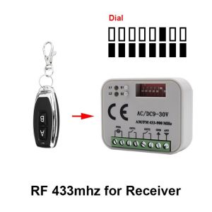 Universal Controller 300MHz to 900MHz Garage DoorGateSliding Swing Door Receiver Plate 2CH Garage Opener Board With RF433