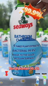 Seaways bathroom cleaner liquid spray stain remover foam 500g*3 Give FREE 1 kitchen cleaner