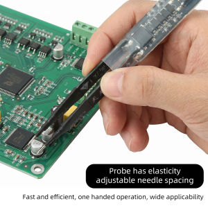 1000UF Capacitor Discharge Pen AC/DC Constant Current Discharge Non Sparking Scalable Tweezers-Type Probe Double-Sided Indicator