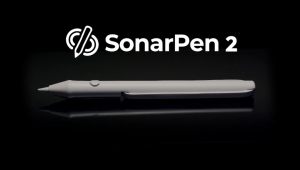 SonarPen 2 Pressure Sensitive Stylus Pen for iPad 6-11 gen. Comes with Palm Rejection Shortcut Button. Compatible with 2018-2025 Apple iPad Pro 11"/12.9"/M4 iPad Air 3/4/5/M2/M3 iPad mini 5/6 Gen