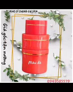 combo 50 hủ 500gr màu cam nắp trắng đục