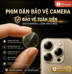 Dán Bảo Vệ Camera iPhone 18 Pro MaxAir đến XR Kính HD Không Cấn Đeo Ốp