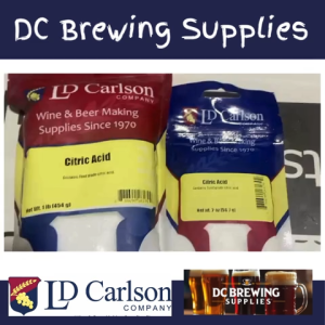CITIRC ACID - LD Carlson Citric acid -- 1oz (28.35g) / 1lb (454g)