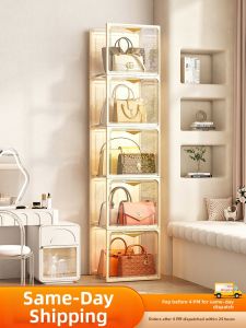 Transparent Dust-proof Floor-standing Bag Organizer
