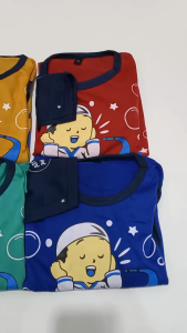setelan anak cowo celana lengan panjang baju tidur laki laki motif ADZAN PP mengaji murah