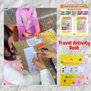 Family Travel Activity Book Hello Zebra / Buku Aktivitas Anak / Buku Anak Kekinian