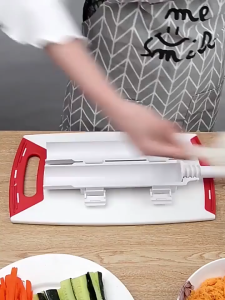 Ống Cuốn Sushi Cầm Tay Kèm Mành Tre Nhật Bản -Ống Nén Sushi Thông Minh Kèm Thảm Cuộn -Dụng Cụ Làm Sushi Siêu Nhanh - Combo Ống & Mành Cuộn