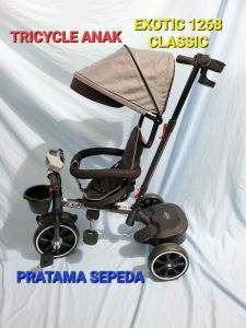 Sepeda Anak Roda Tiga Exotic 1262 Model Terbaru Sepeda Stroller Exotic 1262 Roda Tiga