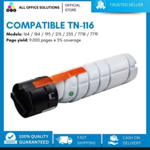 AOS 2pcs Compatible Toner Cartridge TN116 TN 116 TN-116 for Ineo Develop