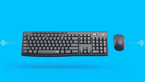 คีย์บอร์ดและเมาส์ไร้สาย Logitech MK295 Silent Wireless Combo keyboard คีย์ไทย-อังกฤษ 1y