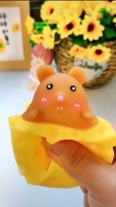 Mainan Anak Squishy Tikus Nongol Keju Squirrel Pop Up It Squisy Silikon Karet Kayu Marmut Hamster PopUp Surprise Mainan Ramah Lingkungan - Lazada