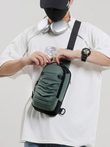 Fashionable Casual Chest Bag for Men Single Shoulder Crossbody Mobile Phone Bag Outdoor Travel Versatile JXWARWOLF Brand