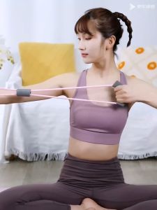 SUKE Elastic Bands For Gym Workout Training Yoga Tube Rope 8 Word Chest Expander Rope Fitness Resistance