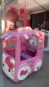 Paket Dekorasi Ulang Tahun Untuk Anak-Anak Laki-Laki Dan Perempuan Karakter Hello Kitty Dan Labubu Perlengkapan Pesta