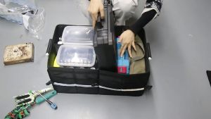 [SG Stock]Waterproof Car Boot Organiser Foldable Storage Box Portable Organiser Automobile Trunk Accessory