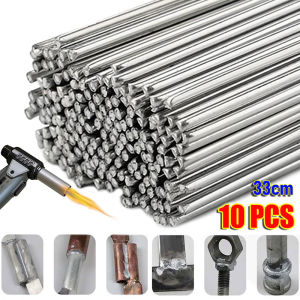 Yespery 10 cái que dây lõi que hàn Bạc thông dụng bằng nhôm dễ chảy nhiệt độ thấp thanh Hàn bột không cần hàn 33cm